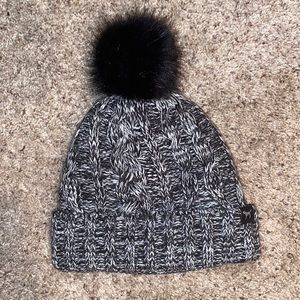 Victoria’s Secret PINK | Black and Grey Beanie
